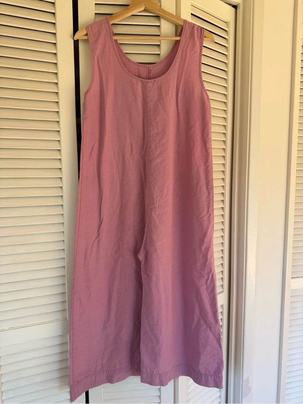 Ilana Kohn Linen Milo Jumpsuit in Lavender Size 2 - Picture 3 of 5